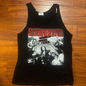 Scorpion Band World Wide Tour Tank top sz L